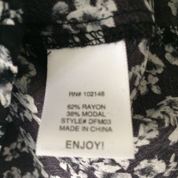 Anthropologie Michael Stars 3/4 sleeves Floral Small NWOT - Picture 5 of 9